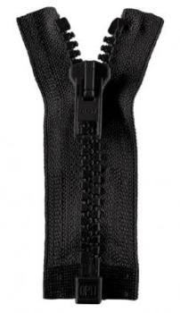 Opti - Jackenreißverschluss, teilbar, 60 cm, weiß